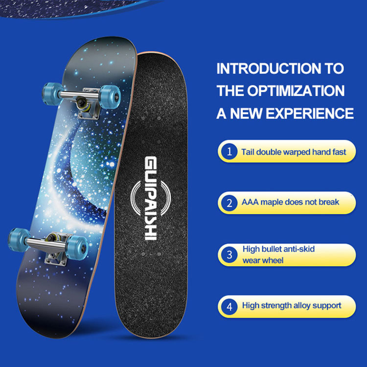 Foldning af børn 4 hjul elektriske intelligente skateboards