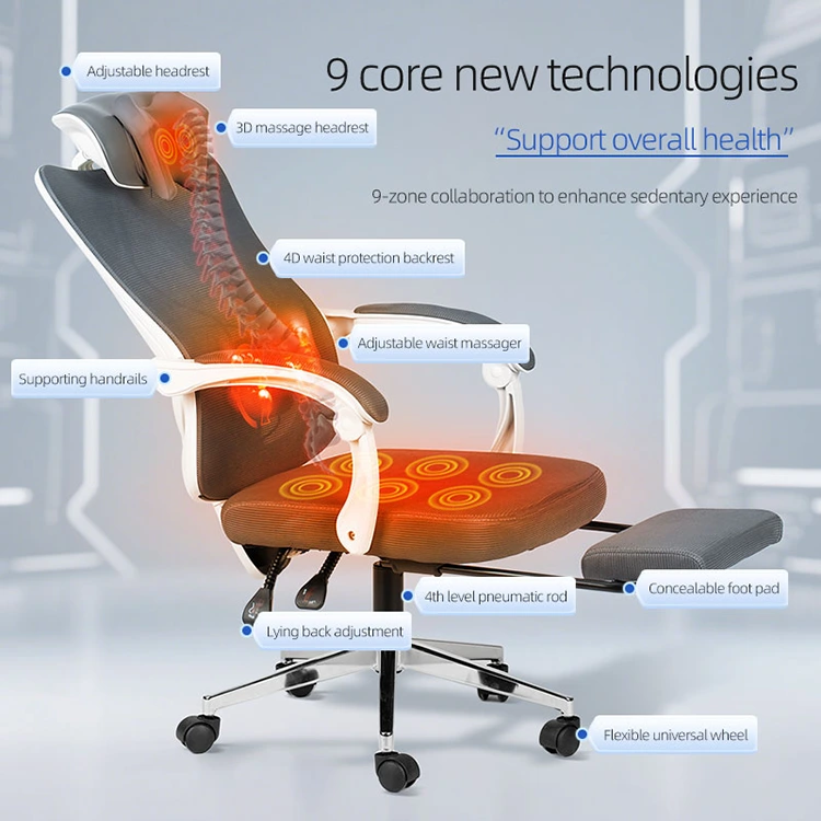 Smart ergonomisk kontormassagestol